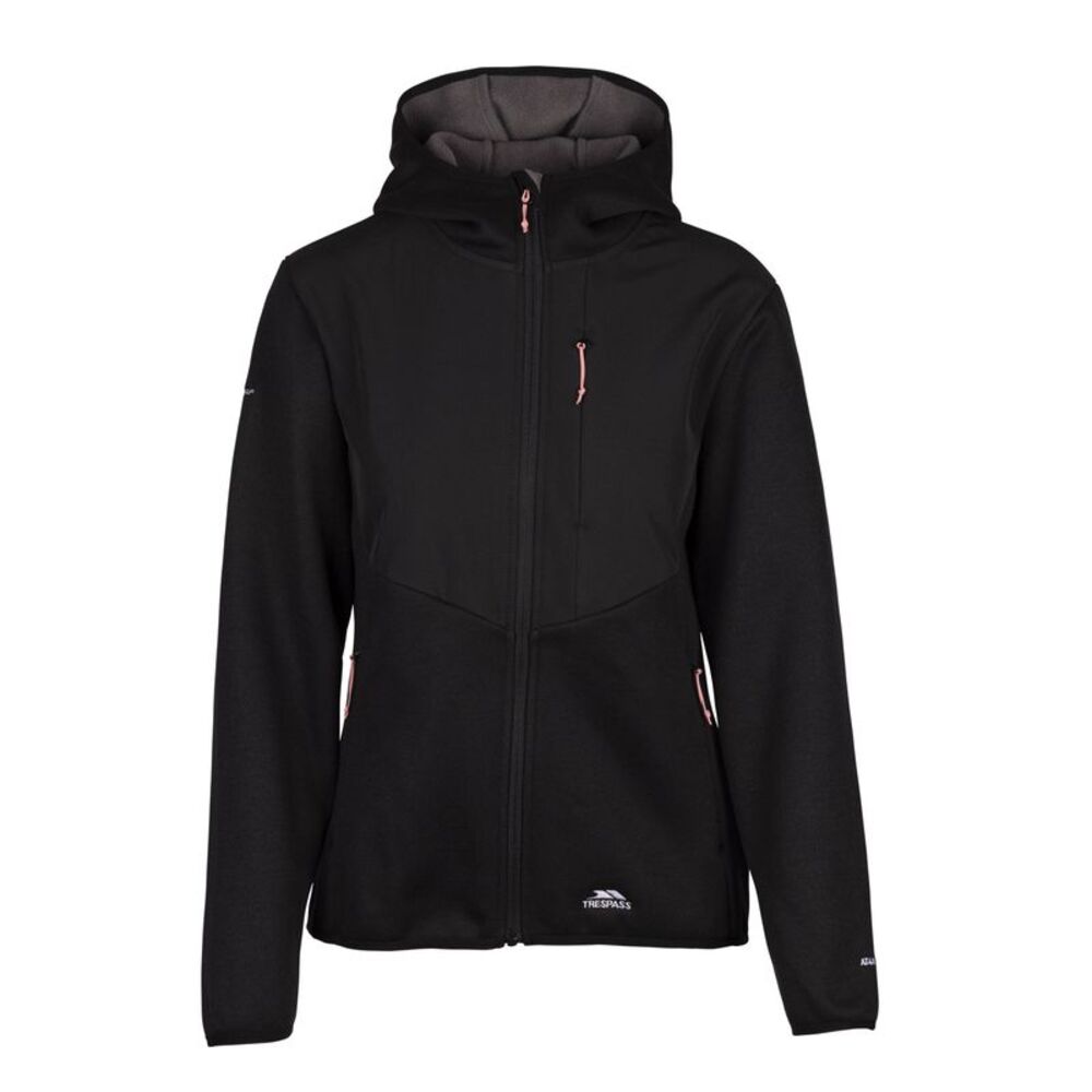 Trespass Womens/Ladies Tierra Fleece Jacket / Black